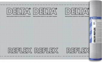 Пароизоляционная плёнка с алюминиевым рефлексным слоем DELTA-REFLEX
