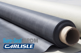 Мембрана EPDM Carlisle Sure-Seal неармированная 1,14 мм, размер: 6,10 м х 30,48 м